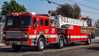 LAFD Light Force 21 Responding 