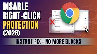 How to Disable Right Click Protection on Websites via Google Chrome