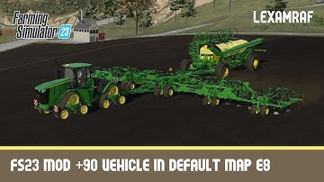 Farming Simulator 23 Mod +90 Vehicles in Default Map | Fs23 | MEGA