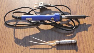 How to repair soldering iron  (changing heating element)