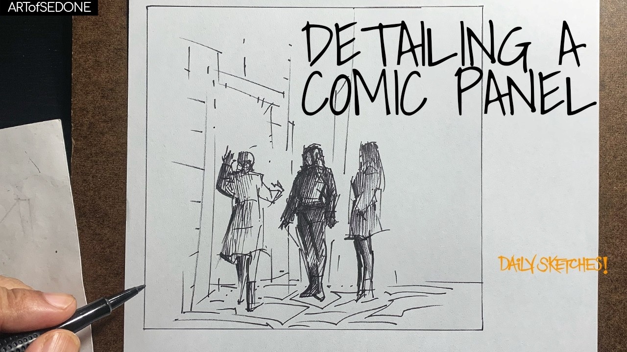Detailing A Comic Panel