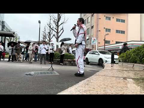 京都府知事選挙14日目 納税者ファースト!利権との闘い! 桂駅前での演説