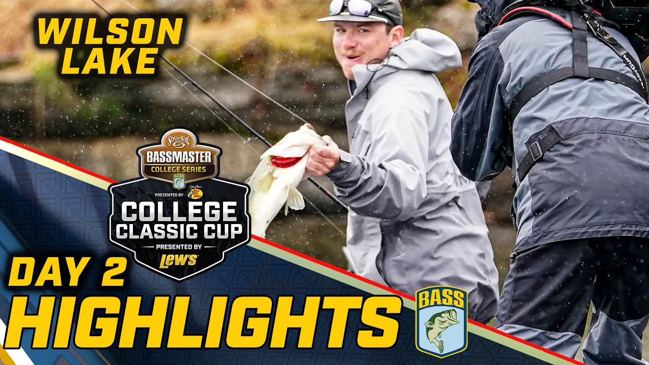 Highlights: Day 2 at the Bassmaster College Classic Cup on Wilson Lake