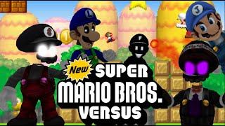 Mario Bros into Madness!! || New Super Mario Bros. Versus
