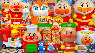 Satisfying Unboxing Cute Anpanman Delivery Home Pizza Shop Toys Collection Asmr & アンパンマンのおもちゃまとめ