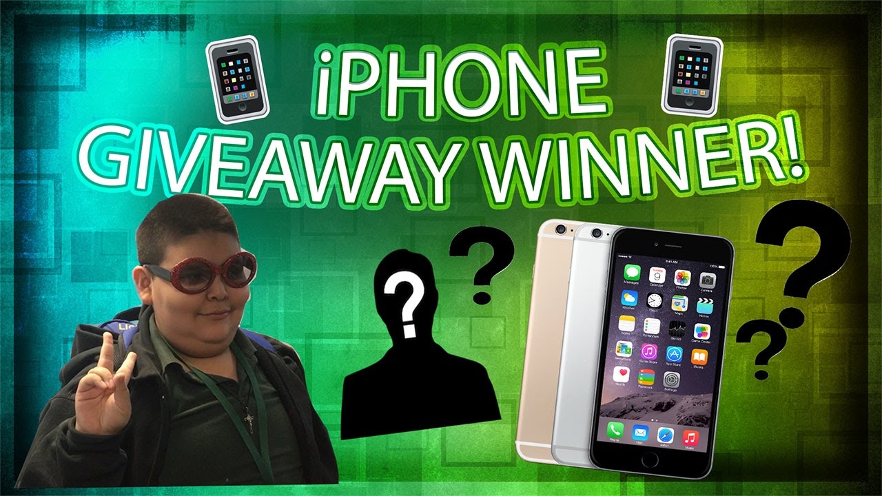 iPhone Giveaway Winner !!! YouTube