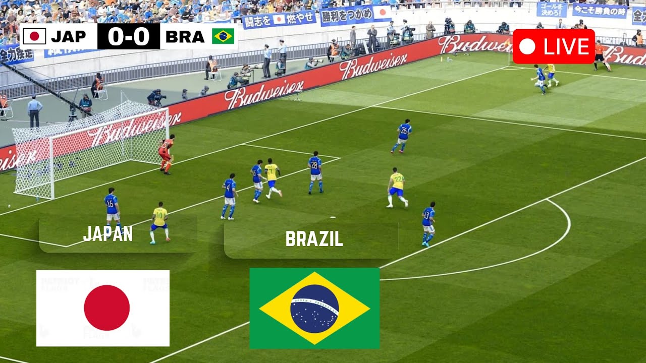 🔴Live : Japan vs Brazil - International Friendly 2025 Full Match vivo