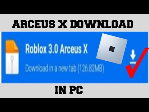 Arceus X Download On Pc Tutorial 🔥 