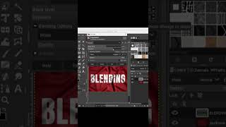How to Blend Text in GIMP#Shorts
