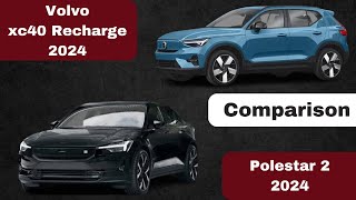 Volvo XC40 Recharge VS Polestar 2 2024 Specs Comparison