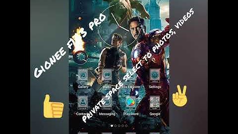 Gionee f103 pro (setting features) private space