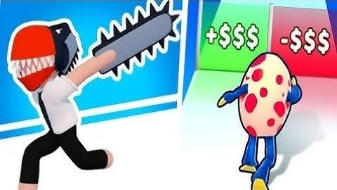 Monster egg, Chainsaw Run - All Level Gameplay Android iOS Ep 4