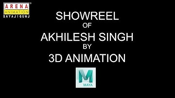 3D Animation Showreel by Akhilesh Singh - animation courses in vadodara