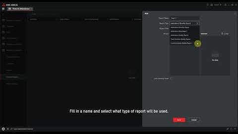 How to send time and attendance reports automatically on email in Hikvision iVMS 4200 AC