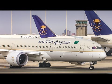 Traffic at Jeddah Airport #8 مطار الملك عبدالعزيز الدولي