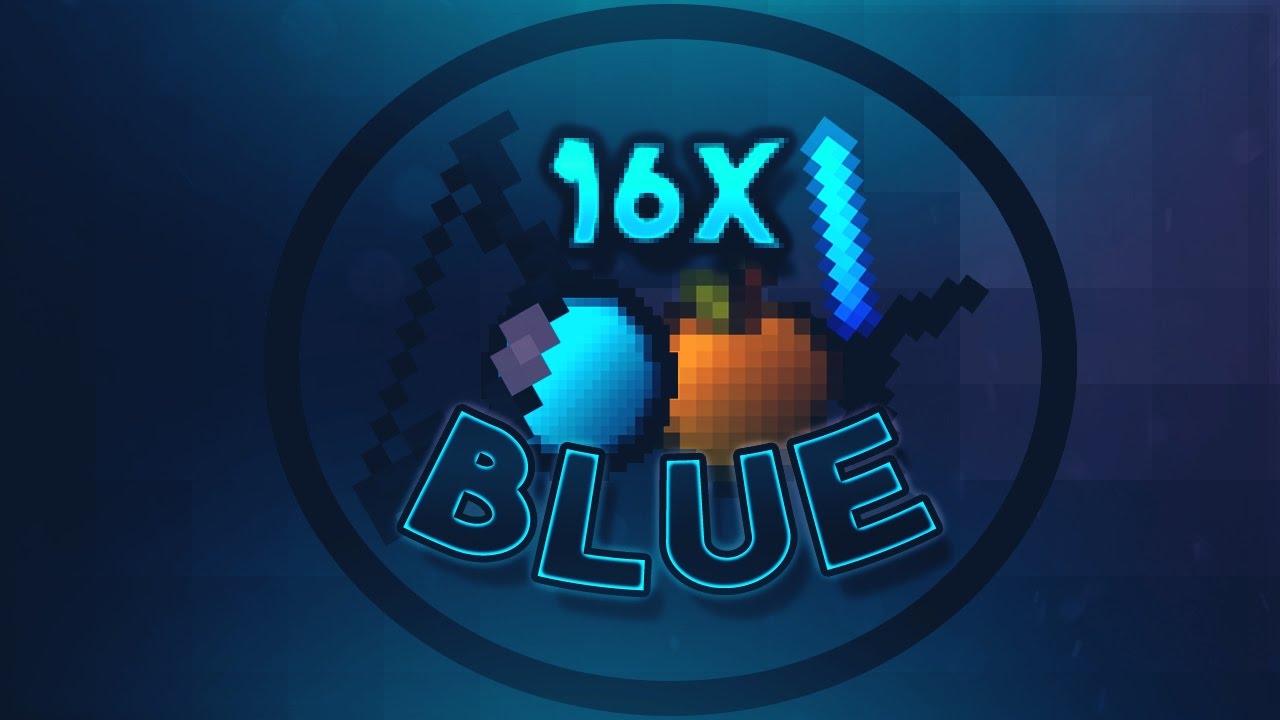 twinkle Tillid Sanselig UHC PvP Texture Pack Blue 16x - UHC PvP Resource Pack