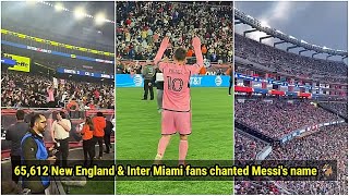 Lionel Messi's Heartwarming Reaction to New England Revolution Fans Chanting His Name 🐐🇦🇷