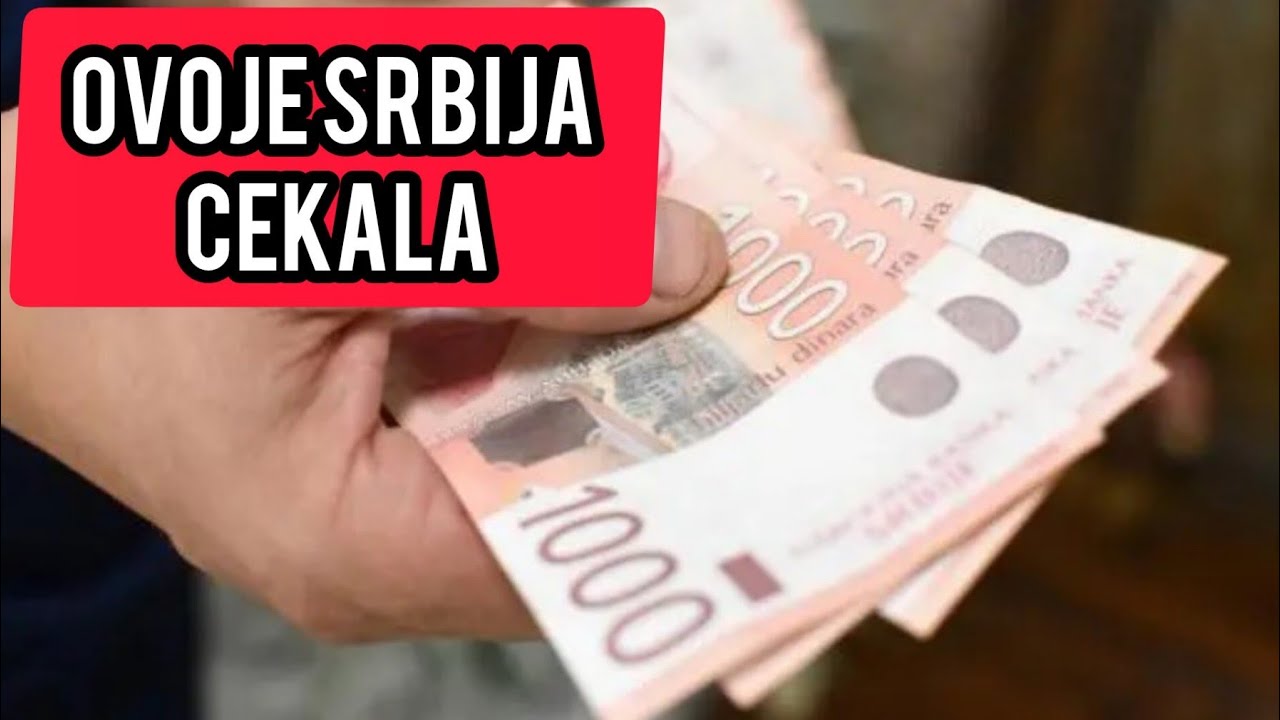 Ovo je Srbija cekala! Konacno vise para! Veliko povecanje! #info - YouTube