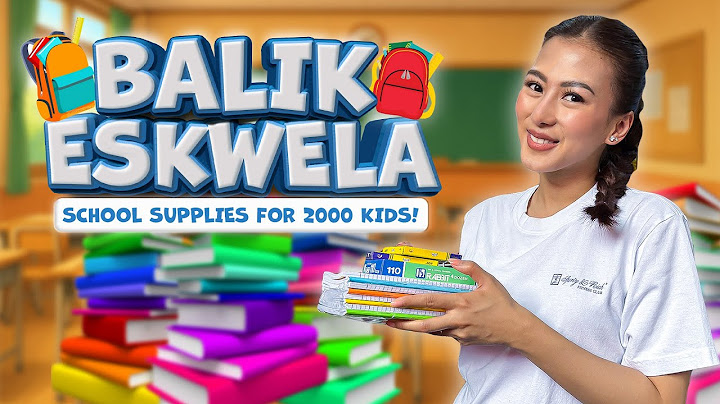Balik Eskwela By Alex Gonzaga