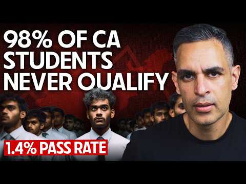 The Reality Check For CA 1 4 Pass Rate 10 Lakh Students Warikoo Careers Hindi 