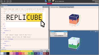 replicube - demo (with commentary) - too many games.