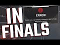 MY GAME CRASHED DURING THE FINALS OF A TOURNAMENT... | Albralelie