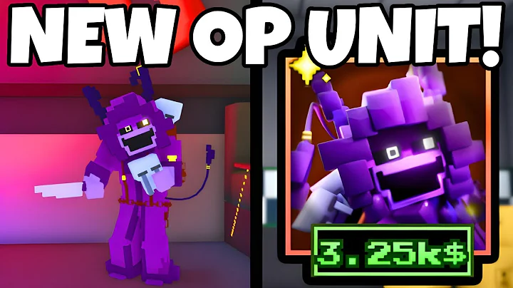 NEW KRAMPUS PURPLE GUY UNIT IS CRAZY OP in Roblox Five Nights TD (FNTD)