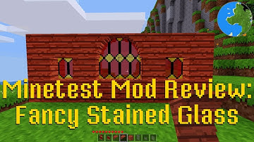 Minetest Mod Review: Fancy Stained Glass