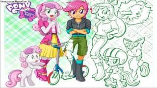 My Little Pony Equestria Girls Coloring Pages Game