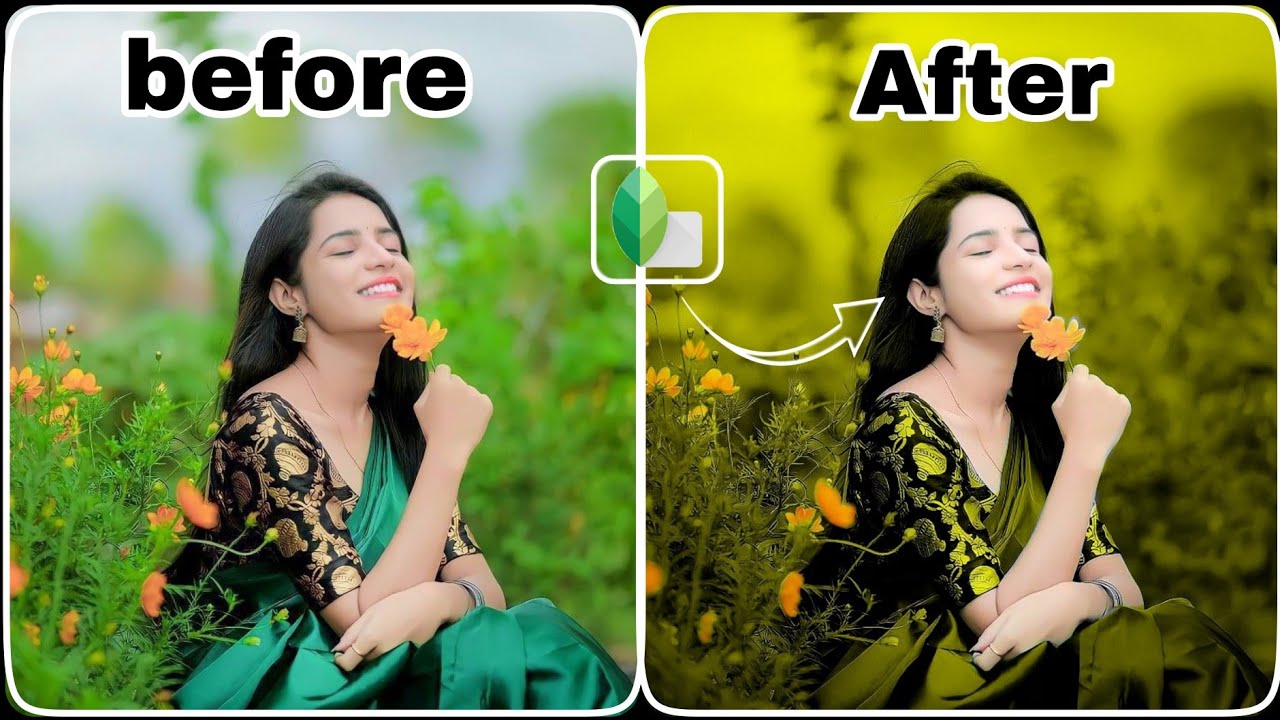 Snapseed yellow background face smooth editing kaise kare🤫