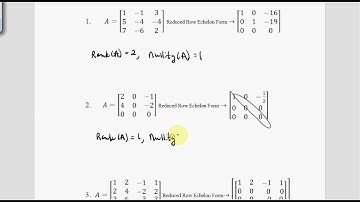 4 8 Rank and Nullity