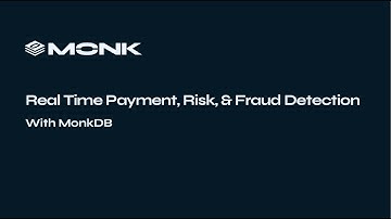 Real Time Payment & Fraud Detection | MonkDB