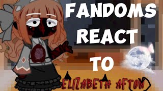 Fandoms react (Elizabeth Afton) 2/ ⚠️Flashing lights/ Gore / Death⚠️kinda lazy (new fandom)