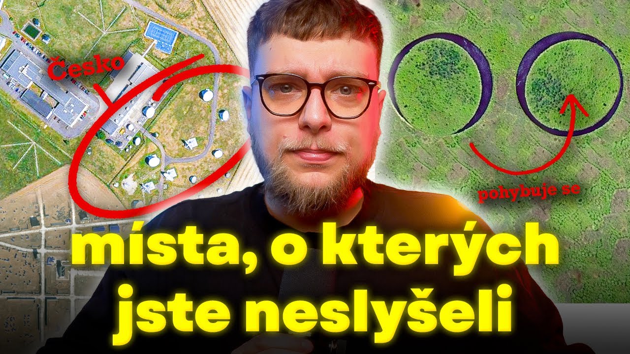 příběhy tajemných míst na satelitních mapách