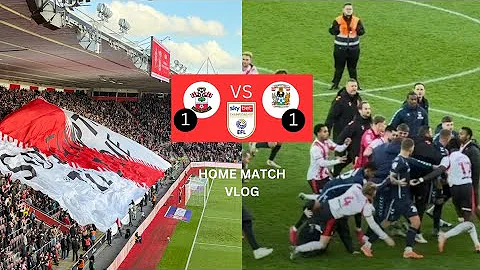 Southampton vs Coventry City Vlog | Tempers Flare In 1-1 Draw 😤