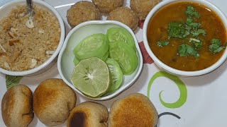 dal bati churma recipe/how to make dal bati churma dal bati churma bnane ka sabse asan tarika