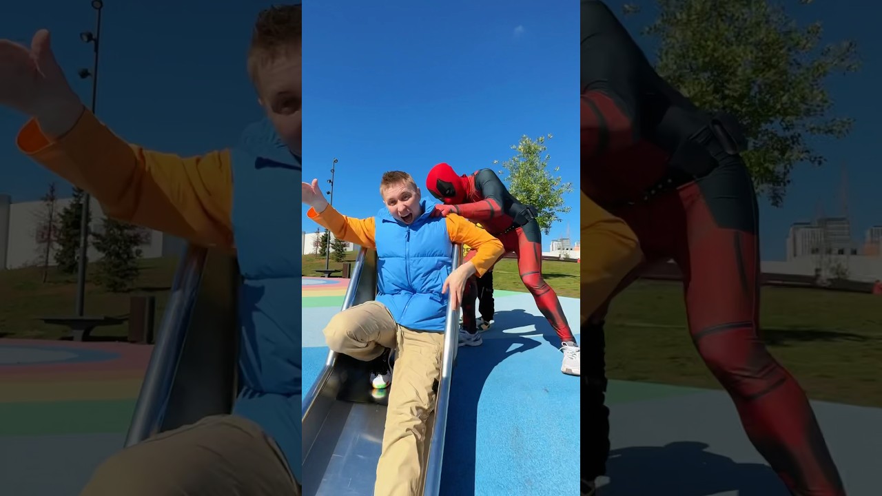 Deadpool saved mini boy  tiktok