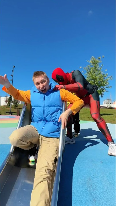 Deadpool saved mini boy😅 #tiktok