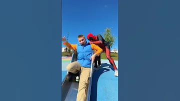 Deadpool saved mini boy😅 #tiktok