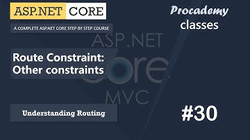 #30 Routebeperking: Overige beperkingen | Routering begrijpen | ASP.NET Core MVC-cursus