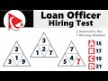 How to Pass Loan Officer Aptitude Test: Questions with Answers &amp; Solutions!