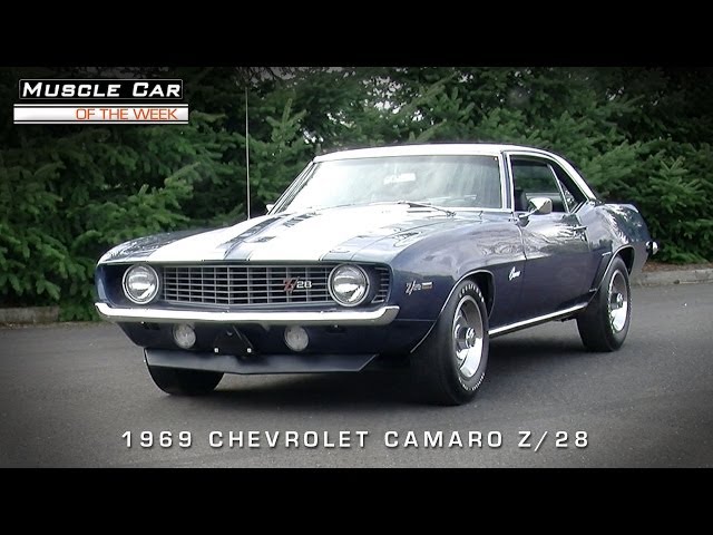 1969 Chevrolet Camaro Z/28 302 Muscle Car Of The Week Video #55 - Youtube