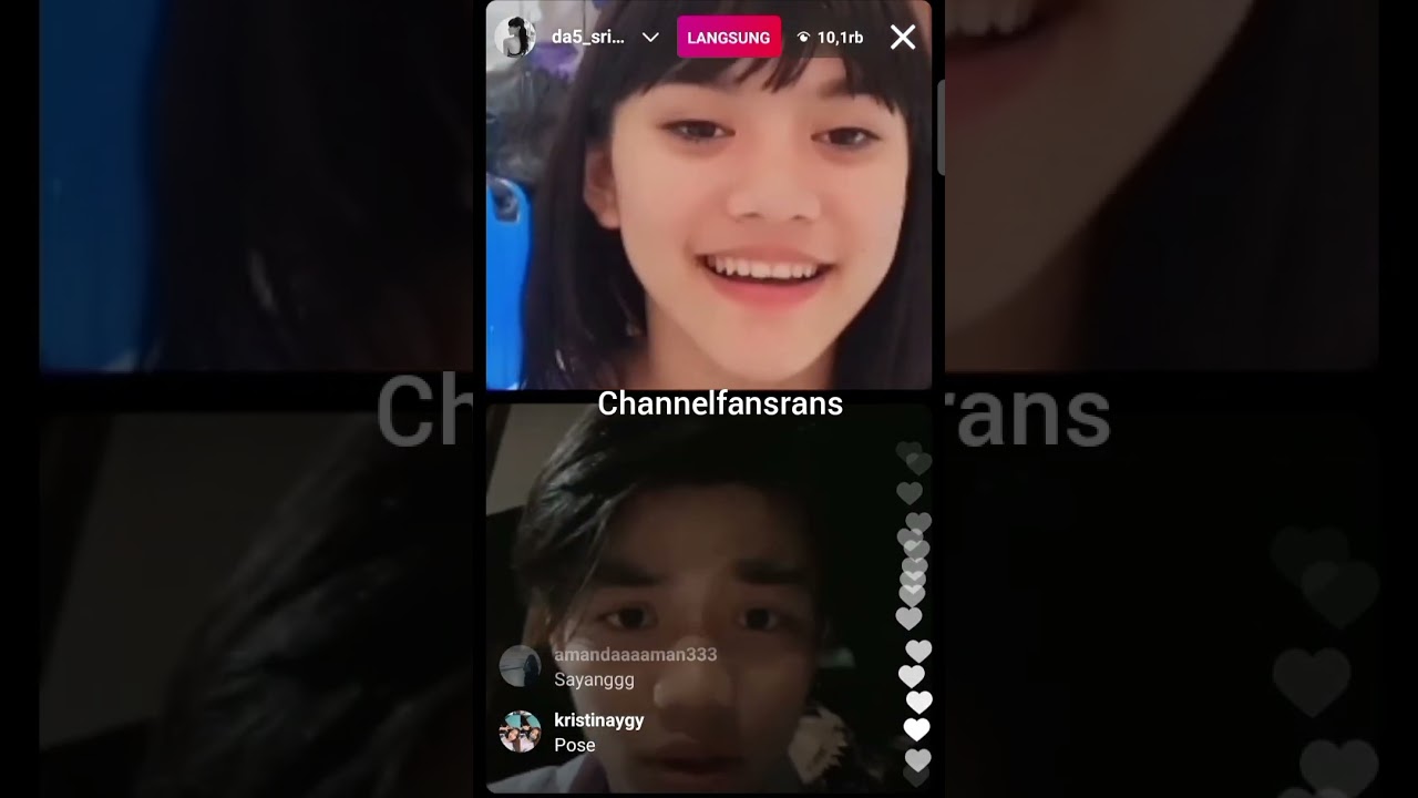 Sridevi Dan Afan Bikin orang yang nonton Live Ig Mereka Pada Baper!!!