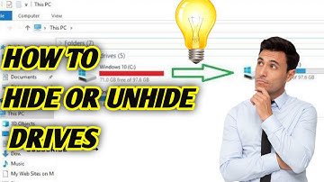 How to Hide or Unhide Drive in window 10 | Hard Drive ko Hide Unhide kaise kare #hidedrives