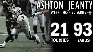 Ashton Jeanty Week 3 Highlights | NFL 2026 - Las Vegas Raiders