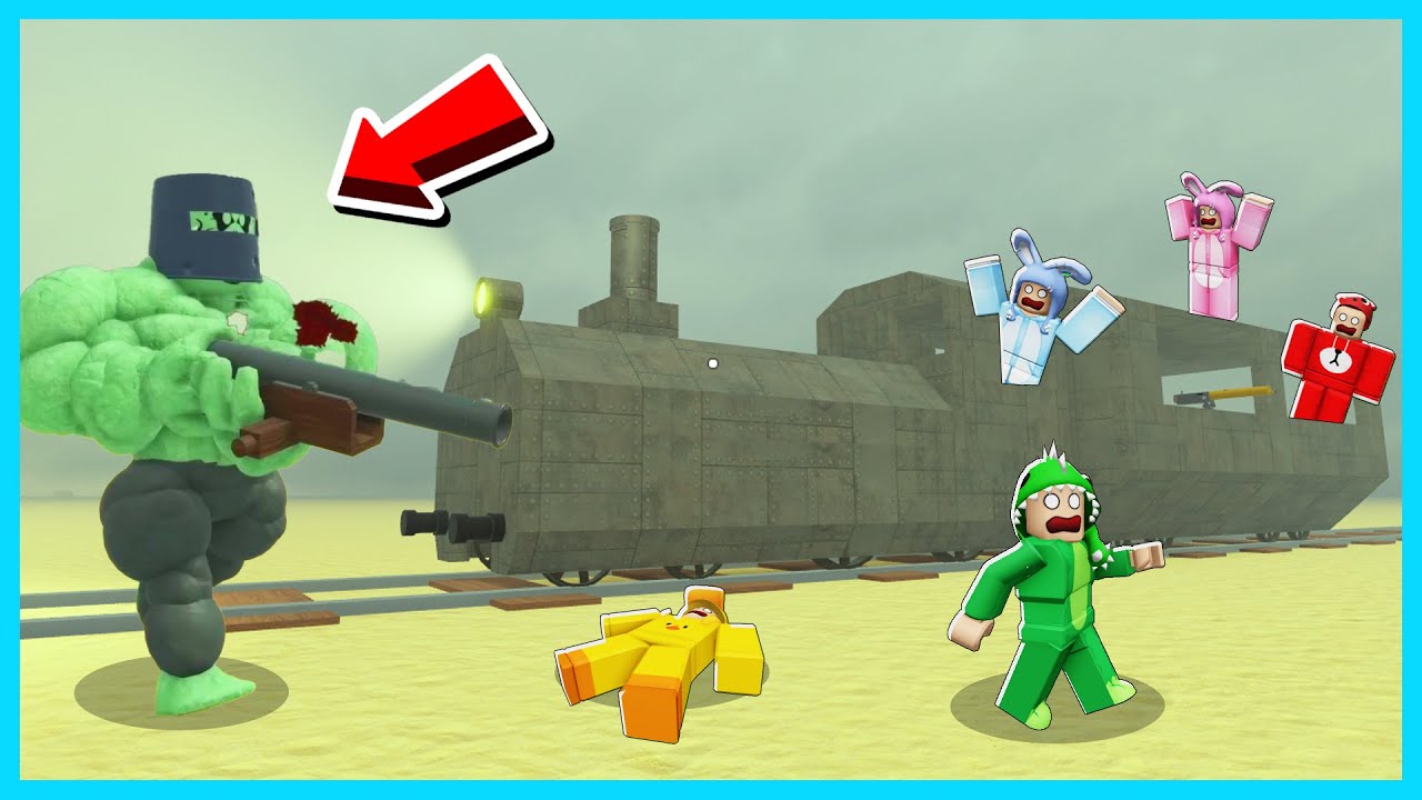 MIPAN & ZUZUZU Bertahan Hidup Di Atas Kereta Armor Dan Melawan Bos Goliath Terkuat! ROBLOX