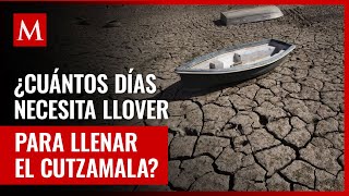 ¿Cuántos días necesitaría llover para que se llene el Cutzamala?