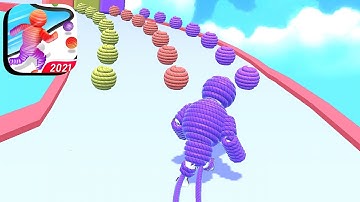 Rope-Man Run ​​​​- All Levels Gameplay Android,ios (Levels 85-89)