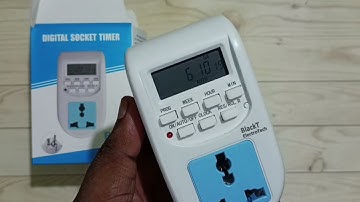 How to Set Current Time on Blackt Electrotech Digital Programmable Timer Socket