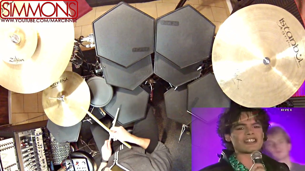 Alphaville - Summer in Berlin & Big in Japan  🎧 DRUM COVERS ⬢ SIMMONS SDS V & SDS 2000 ⬢